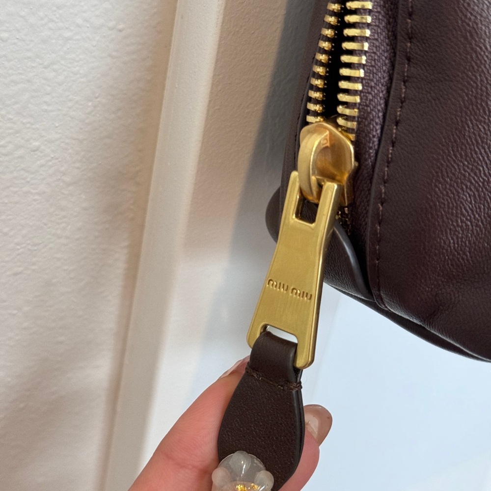 Miu Miu Brown Leather Handbag - Picture 4 of 11